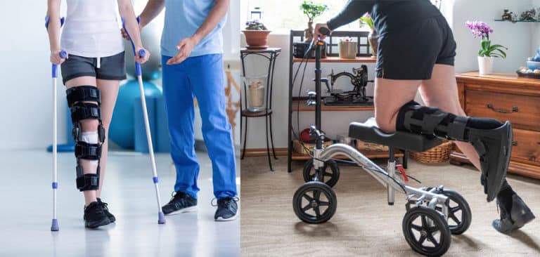 Is a Knee Scooter Better than Crutches