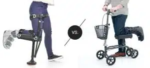 Knee Scooter vs Crutches
